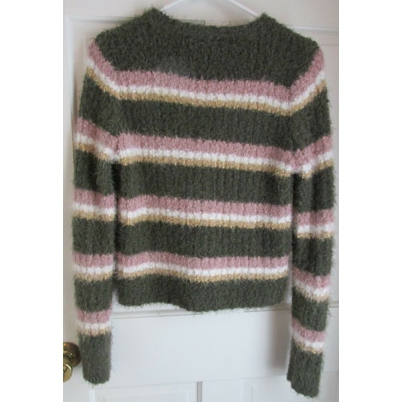 Freshman 1996 Womens Juniors Multicolor Soft Long Sleeve Pullover Sweater Size L - Picture 6 of 6